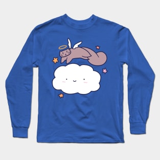 Angel Cloud Squirrel Long Sleeve T-Shirt